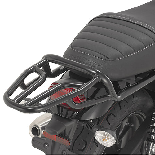 GIVI Attacco posteriore specifico per bauletto MONOKEY® o MONOLOCK® nero SR6407 per TRIUMPH STREETTWIN 900 2016