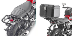 GIVI Attacco posteriore specifico per bauletto MONOKEY® nero lucido SR6417 per TRIUMPH SPEED TWIN1200 2019-2020