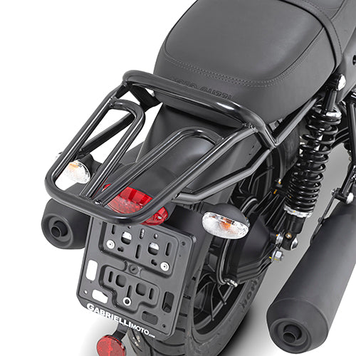 GIVI Attacco posteriore specifico per bauletto MONOKEY® o MONOLOCK® nero lucido SR8201 per MOTO GUZZI V7 STONE SPECIAL