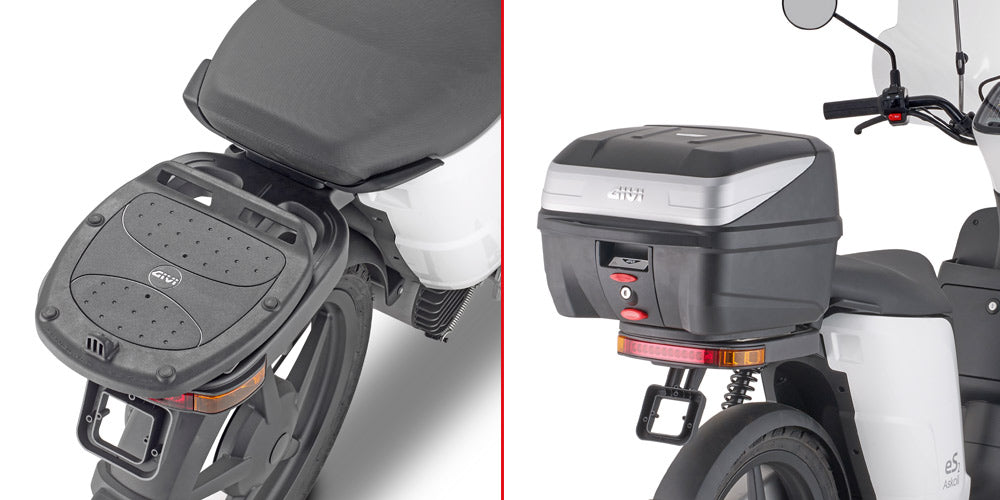 GIVI Attacco posteriore specifico per bauletto MONOLOCK® SR9030 per ASKOLL ES1-ES2- ES3 19-20