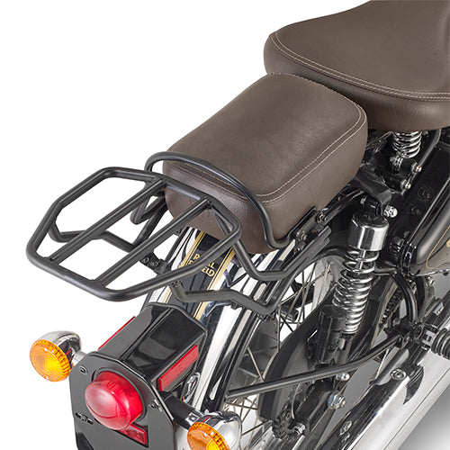 GIVI Attacco posteriore specifico per bauletto MONOKEY® o MONOLOCK® nero lucido SR9052 per ROYAL ENFIELD CLASSIC 50
