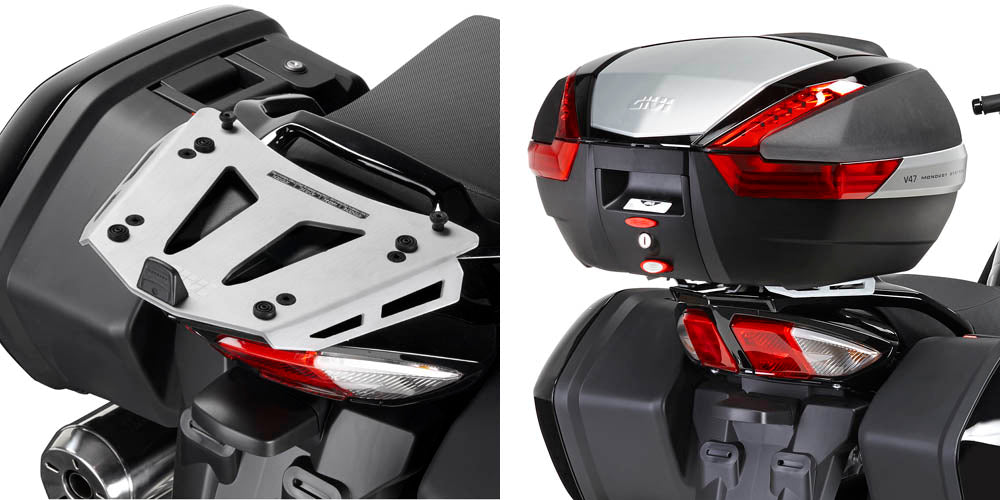 GIVI Attacco posteriore in alluminio anodizzato specifico per bauletto MONOKEY® SRA2109 per YAMAHA FJR1300 2006-2013