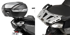 GIVI Attacco posteriore in alluminio anodizzato specifico per bauletto MONOKEY® SRA5106 per BMW C650GT IN ALLUMINIO