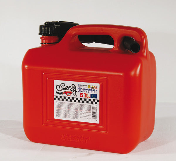 ISOTTA tanica benzina da 5 litri con imbuto