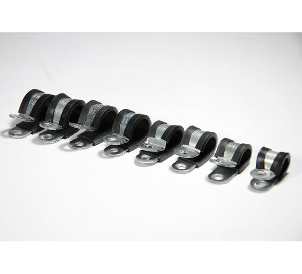 ISOTTA morsetto stringi tubo con gomma ammortizzante diametro 15