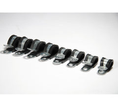 ISOTTA morsetto stringi tubo con gomma ammortizzante diametro 15