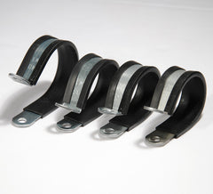 ISOTTA morsetto stringi tubo con gomma ammortizzante diametro 40