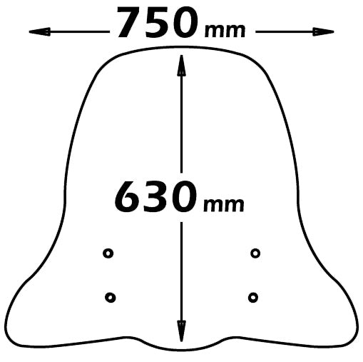 ISOTTA Parabrezza classic per Piaggio Beverly 125cc / 250cc