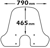 ISOTTA Parabrezza Classic di medie dimensioni per PIAGGIO VESPA GT 125/200/250 2003-2012 300 GTS 2008 - 2021
