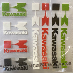 Kawasaki colored stickers kit