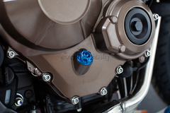 EVOTECH TAPPO OLIO ERGAL HONDA DUCATI KAWASAKI TRIUMPH YAMAHA M20x2,5 BLU