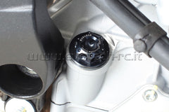 EVOTECH TAPPO OLIO ERGAL APRILIA MV AGUSTA BRUTALE M25x1,5 (VEDI LISTA) NERO