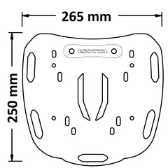 ISOTTA PORTAPACCO POSTERIORE IN FERRO BENELLI IMPERIALE 400 2019>2020