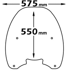 ISOTTA Parabrezza summer per KYMCO DINK 125 1997 - 2006