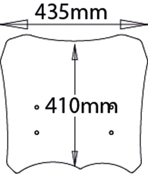 ISOTTA lastra di ricambio SUPERIORE per BMW R 1200 GS Adventure e Standard 2006 - 2013