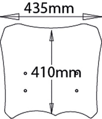 ISOTTA lastra di ricambio SUPERIORE per BMW R 1200 GS Adventure e Standard 2006 - 2013