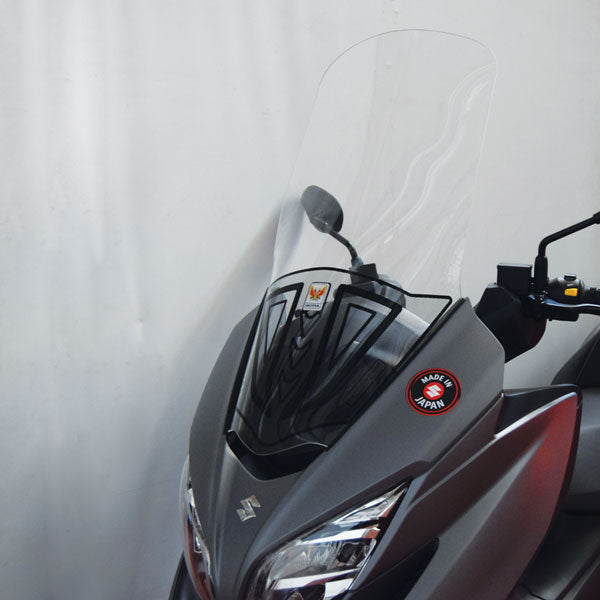 ISOTTA Parabrezza alta protezione su attacchi originali per Burgman 400 ABS 2017-