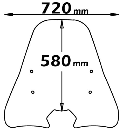 ISOTTA lastra di ricambio media protezione HONDA VISION 110 CON SERIGRAFIA ANTI REFRAZIONE SOLARE