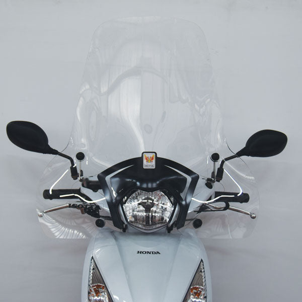 ISOTTA Parabrezza di media dimensione per HONDA VISION 110 CON SERIGRAFIA ANTI REFRAZIONE SOLARE