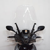 ISOTTA PARABREZZA alta protezione a 6 fori per KYMCO PEOPLE S 125i - 150i ABS dal 2018 CON SERIGRAFIA ANTI REFRAZIONE SOLARE