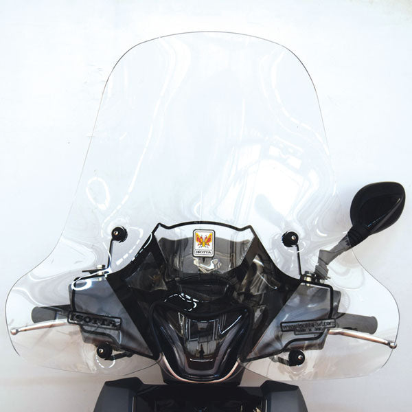 ISOTTA parabrezza media protezione per KYMCO PEOPLE S 300i ABS dal 3019 CON SERIGRAFIA ANTI REFRAZIONE SOLARE