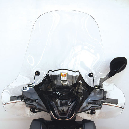 ISOTTA parabrezza media protezione per KYMCO PEOPLE S 300i ABS dal 3019 CON SERIGRAFIA ANTI REFRAZIONE SOLARE 600