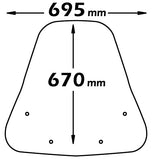 ISOTTA Parabrezza classic hd evo 125 (2006-2016) e 200 (2010-2017)