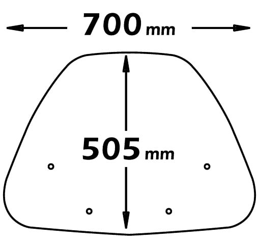 ISOTTA parabrezza summer hd evo 125 (2006-2016) e 200 (2010-2017) 509