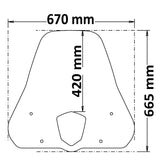 ISOTTA Parabrezza Media Protezione per SYMPHONY ST E5 2021.