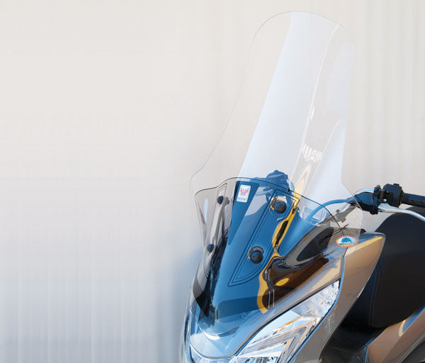 ISOTTA Parabrezza alta protezione trasparente CON SERIGRAFIA ANTI REFRAZIONE SOLARE per HONDA PCX 2018 - 2020