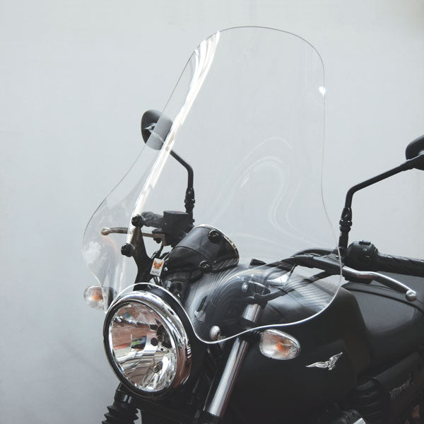 ISOTTA Parabrezza maxi trasparente PER MOTO GUZZI V7 / V9