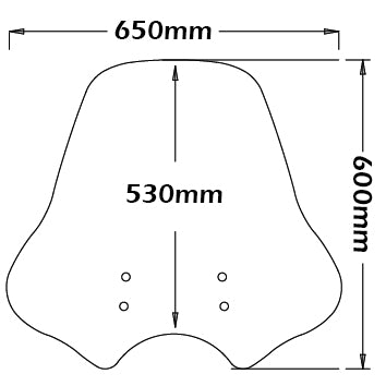 ISOTTA Parabrezza Maxi per MOTOGUZZI V7 STONE (E5) 2021