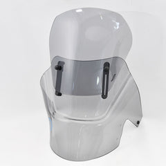 ISOTTA CUPOLINO REGOLABILE FONDO FUME + CUPOLINO SUPERIORE BASSO fume chiaro PER BMW F 650 CS SCARVER 2002-2004