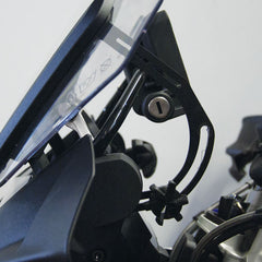 ISOTTA Staffa di rinforzo nera per BMW R 1200/1250 GS dal 2014