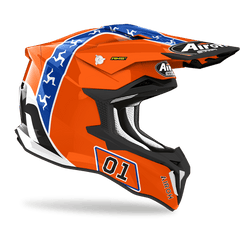 AIROH STRYCKER Casco Moto Cross enduro grafica HAZZARD