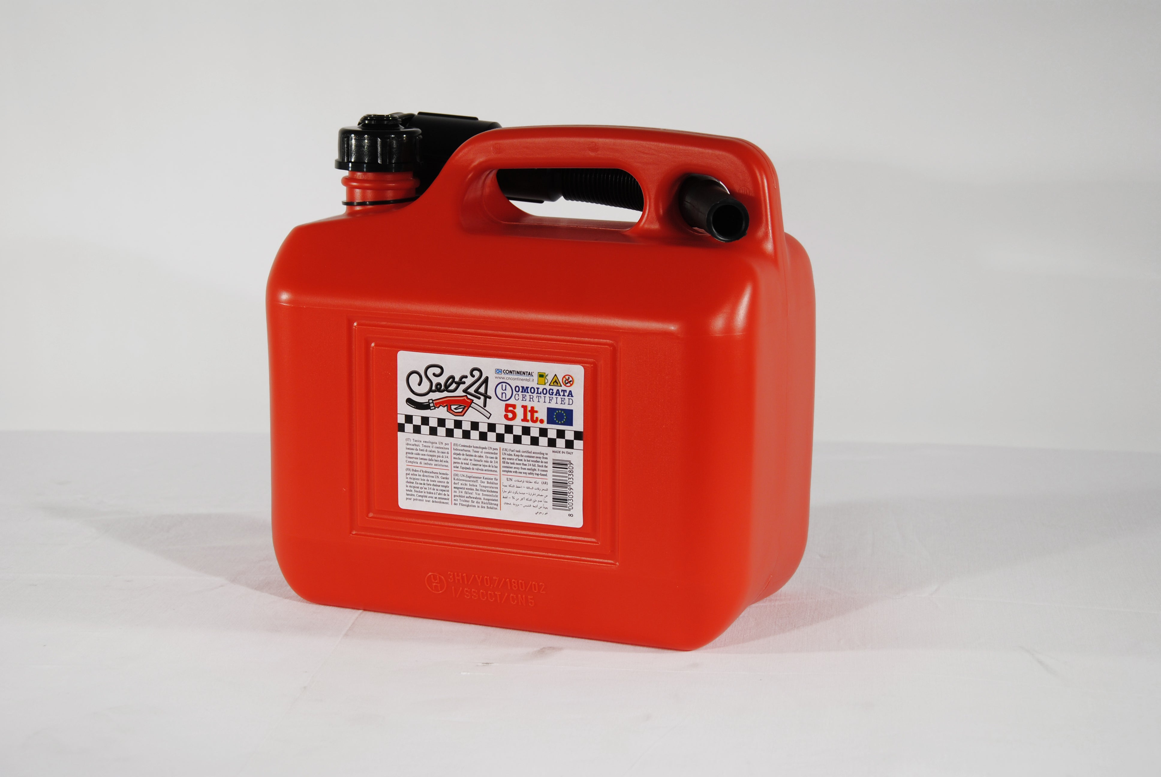 ISOTTA tanica benzina da 10 litri con imbuto