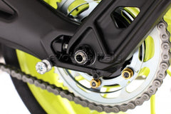 TUERCA RUEDA TRASERA EVOTECH HONDA KAWASAKI TRIUMPH YAMAHA NEGRO