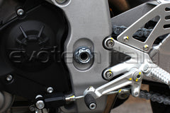 EVOTECH DADO RUOTA ANTERIORE POSTERIORE APRILIA KAWASAKI SUZUKI YAMAHA TITANIO