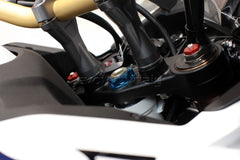 EVOTECH DADO RUOTA ANTERIORE POSTERIORE YAMAHA R1 R6 MT10 HONDA CBR BLU