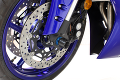 EVOTECH DADO RUOTA ANTERIORE POSTERIORE YAMAHA R1 R6 MT10 HONDA CBR BLU