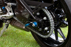 TUERCA RUEDA DELANTERA TRASERA EVOTECH BMW YAMAHA KAWASAKI BENELLI AZUL