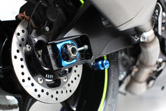 EVOTECH DADO RUOTA POSTERIORE SUZUKI GSX R 600 / 750 / 1000 HAYABUSA NERO