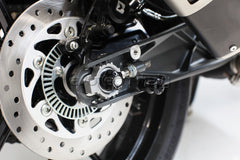 EVOTECH DADO RUOTA ANTERIORE / POSTERIORE HONDA KAWASAKI TRIUMPH YAMAHA NERO