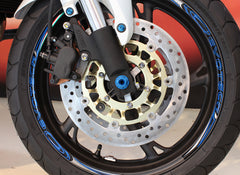 TUERCA RUEDA DELANTERA EVOTECH HONDA CBR 600RR HORNET 600 YAMAHA R1 R6 AZUL