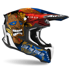 AIROH TWIST 2.0 Casco Cross Moto enduro grafica TIKI