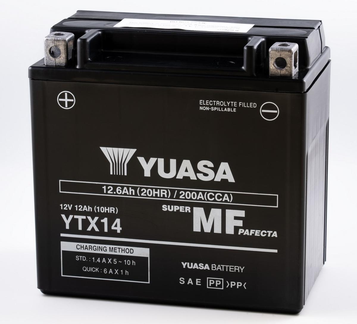 Batterie moto YTX14-BS 12V 12Ah