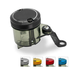 BARRACUDA Depósito líquido de frenos ahumado diámetro 50 con tapón de aluminio plateado