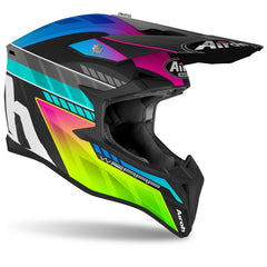 AIROH WRAAP YOUTH Casco Cross Bambino Moto Economico grafica PRISM