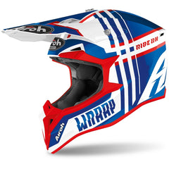 AIROH WRAAP YOUTH Casco Cross Bambino Moto Economico grafica BROKEN