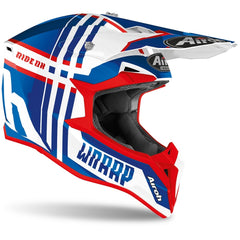 AIROH WRAAP YOUTH Casco Cross Bambino Moto Economico grafica BROKEN